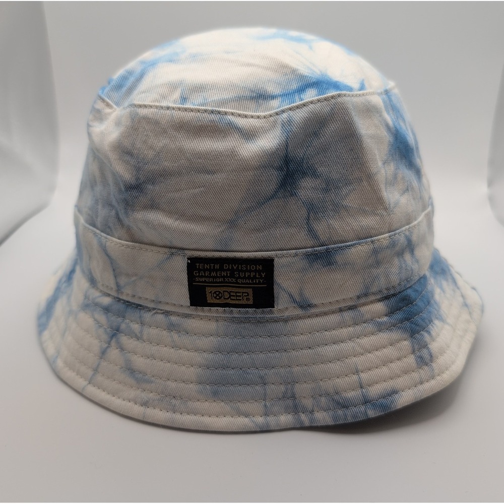 10 Deep Denim Print Bucket Hat Sm/Md